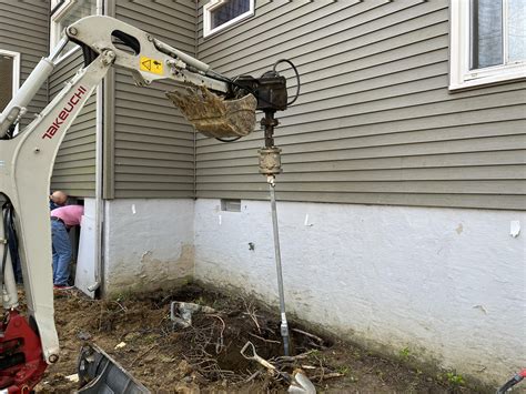 helical pier installation